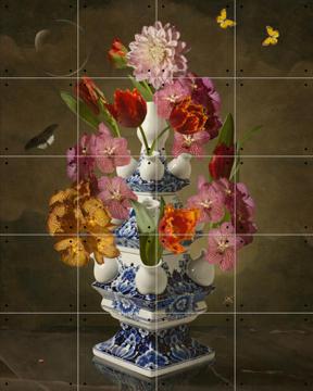 Royal Heijnen classic ixxi modern bloemenschilderij